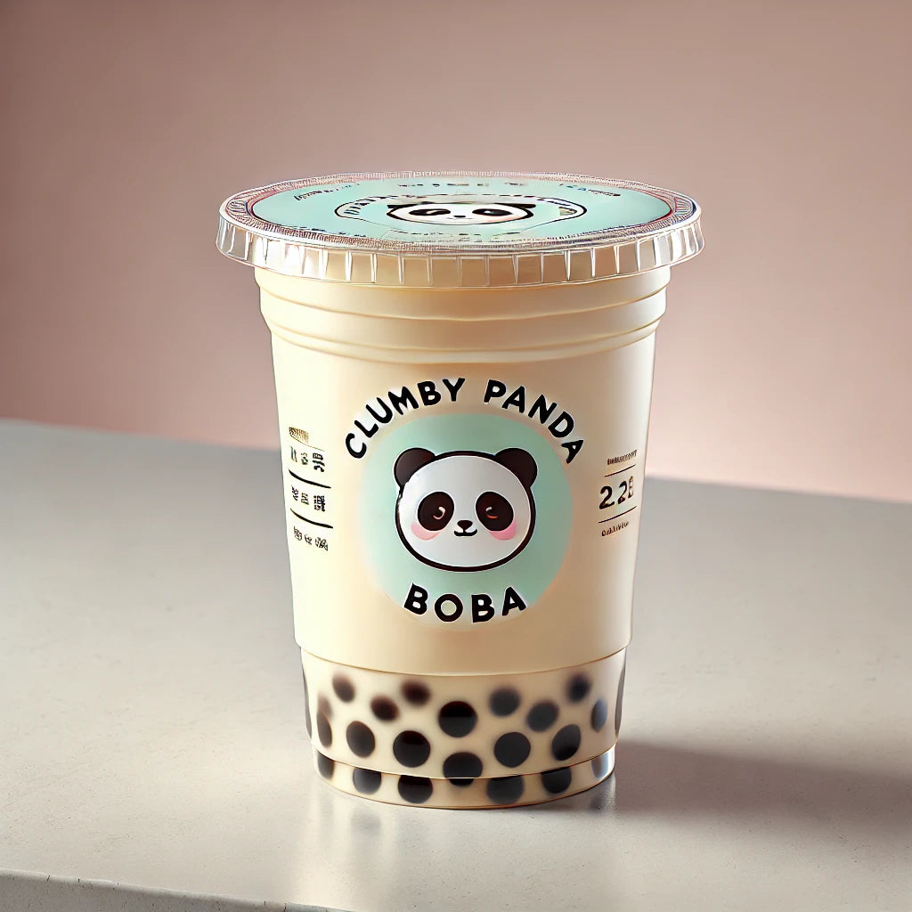 Boba de leche tailandesa